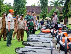 Kentuk Kesiapan, Lombok Barat Laksanakan Apel Gelar Pasukan Penanggulangan Bencana Alam