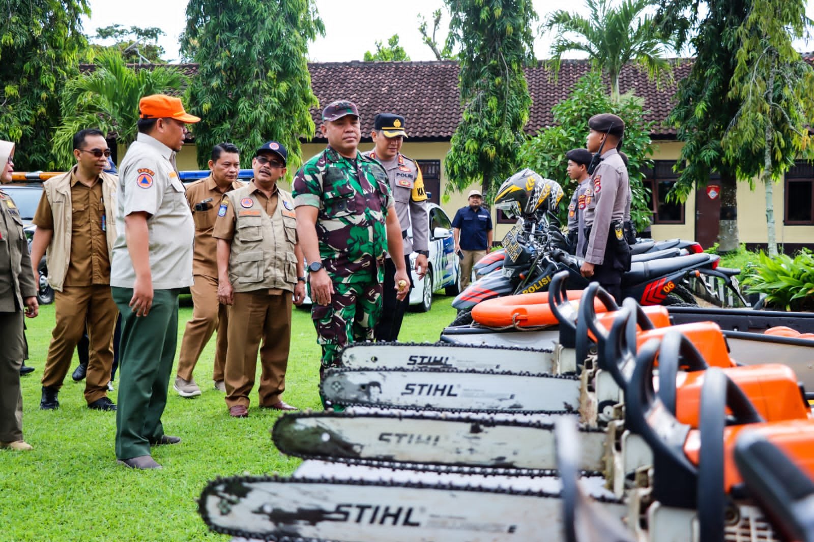 Apel Gelar Pasukan Penanggulangan Bencana Alam di Lombok Barat