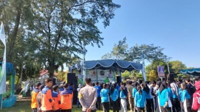 Polsek Tanjung Berikan Pengamanan Hari Peduli Sampah Nasional