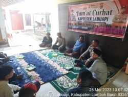 Kapolsek Labuapi Gelar Program Jumat Curhat untuk Membangun Kebersamaan Pasca Pilkades di Desa Kuranji