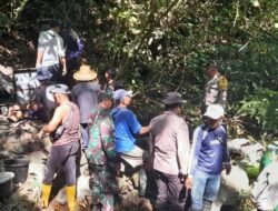 Gotong Royong Penampungan Air Bocor: Inisiatif Babinsa yang Membawa Harapan di Dusun Selebung, Lombok Utara