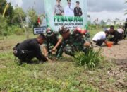 TNI – Polri dan seluruh elemen masyarakat Bersatu: Partisipasi dalam rangka Penanaman 10 Juta Pohon untuk Pelestarian Lingkungan