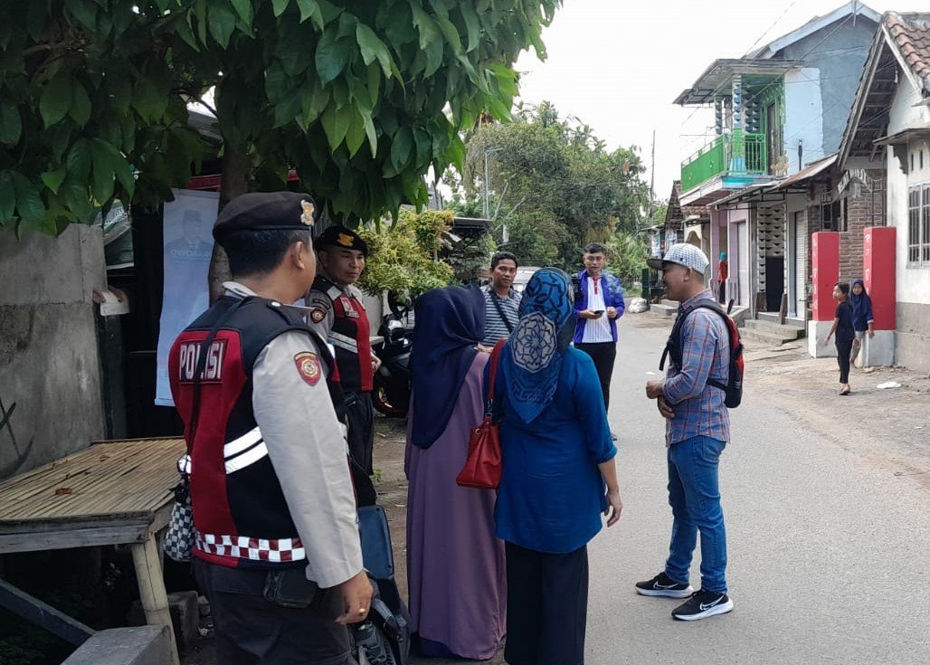 Pengamanan Kampanye Dialogis Calon Legislatif DPRD Lombok Barat Oleh Polres Lobar Berjalan Aman