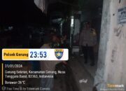 Patroli Gabungan Bhabinkamtibmas dan Babinsa di Pasar Umum Gerung: Waspada Keamanan dan Himbauan Penjaga Malam