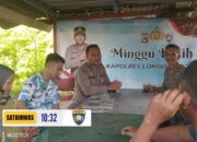 Minggu Kasih Polres Lombok Barat di Pelabuhan Lembar: Jalin Silaturahmi dan Bahas Kamtibmas Jelang Pemilu 2024