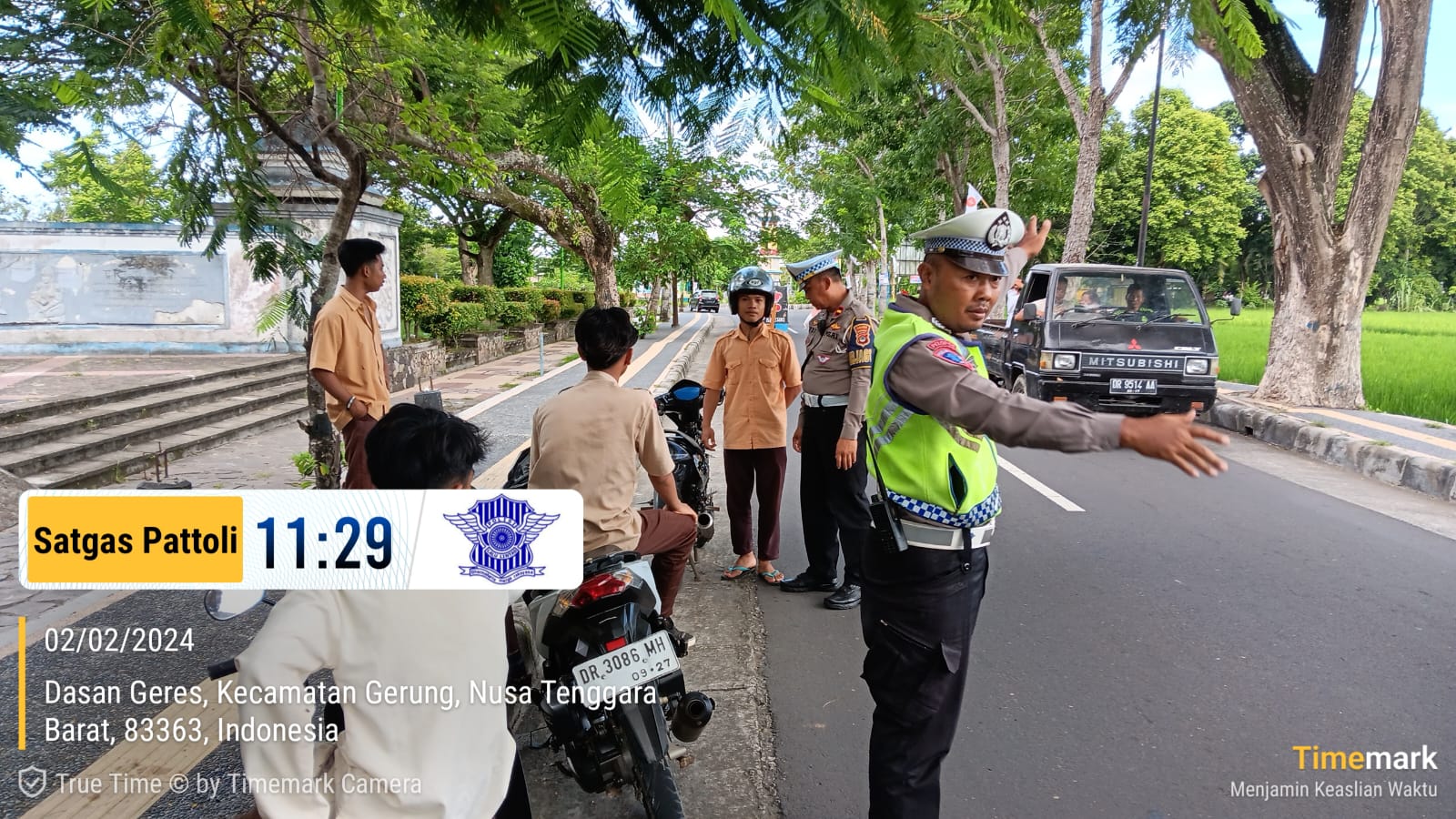 Satgas Kamseltibcarlantas Polres Lombok Barat Siap Amankan Pemilu Serentak 2024