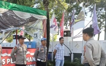 Satgas Preventif Polres Lombok Barat Jaga Kondusifitas Penghitungan Suara Pemilu 2024