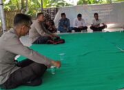 Satgas Preemtif Polres Lombok Barat Gelar Sosialisasi Pemilu Damai di Kuripan Utara