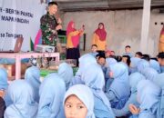 Babinsa Koramil 1606-09/Ampenan Berikan Pembekalan Cinta Tanah Air dan Peduli Lingkungan kepada Anak TK Al-Hamidi