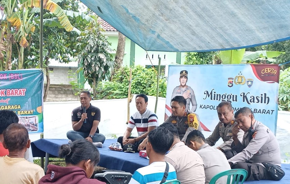 Kapolres Lombok Barat Gelar Kegiatan Minggu Kasih