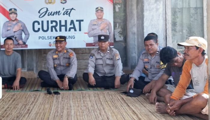 Kapolsek Gerung Berdialog dengan Warga Dusun Lilin, Meningkatkan Sinergitas Polri dan Masyarakat