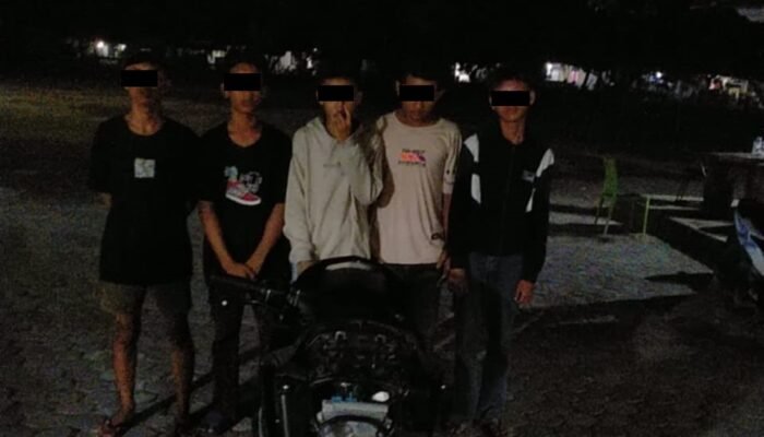 Gila, Balap Liar Pakai Taruhan di Lombok Barat, 5 Pelajar Diamankan Polisi