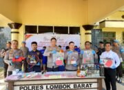 Polres Lombok Barat Ungkap 7 Kasus Curat, Curas, dan Curanmor
