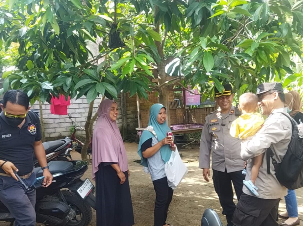 Polsek Batulayar Gelar Program Peduli Stunting di Dusun Tato Timur