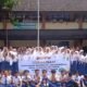 Sosialisasi Dianmas Mahasiswa STIK Lemdiklat Polri Angkatan 81 di SMPN 1 Gerung