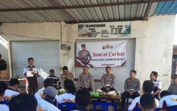 Jumat Curhat Polsek Labuapi Bersama KOMBOOL, Mencari Solusi Bersama untuk Komunitas Odong-Odong Lombok