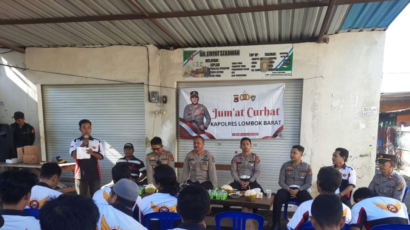 Jumat Curhat Polsek Labuapi Bersama KOMBOOL