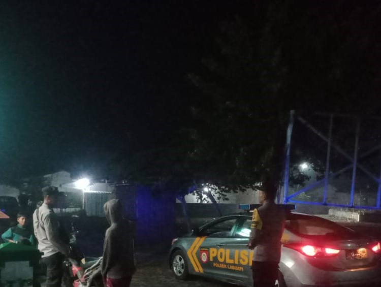 Patroli Malam Polsek Labuapi Bikin Warga Perumahan Tenang