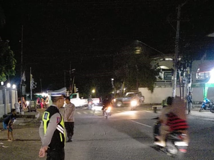 Patroli dan Pengamanan Shalat Tarawih di Masjid Prioritas Wilayah Kediri