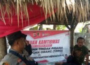 Polsek Kuripan Gencar Sosialisasikan Pencegahan Tindak Pidana Perdagangan Orang (TPPO) di Lombok Barat