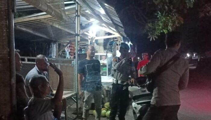 Polsek Labuapi Gelar Patroli Malam, Dialogis dengan Warga dan Antisipasi Pencurian Ternak