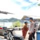 Polsek Lembar Patroli Rest Area Tanjung Nyet, Jaga Keamanan dan Kenyamanan Pengunjung