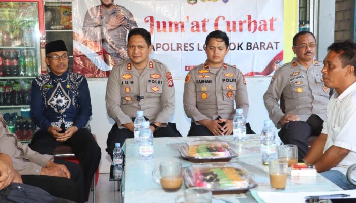 Jum’at Curhat di Pelabuhan Lembar: Kapolres Lombok Barat Tawarkan Solusi Atasi Persaingan Jasa Angkutan