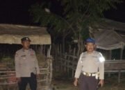 Patroli Intensif Polsek Lembar: Menjaga Keamanan Kandang Kumpul dan Mencegah Aksi Curnak di Lembar, Lombok Barat