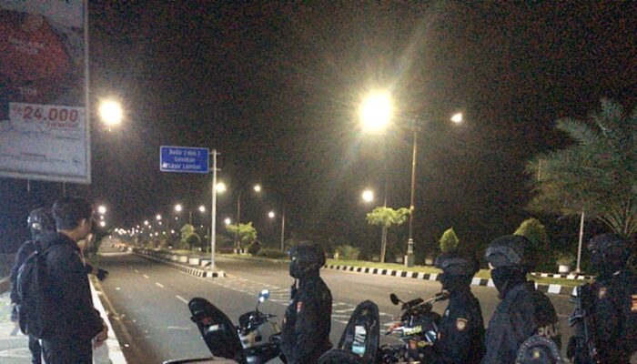 Patroli Perintis Presisi Polres Lombok Barat Jaga Keamanan Malam