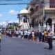 Pengamanan Shalat Jumat di Simpang Empat Rumak oleh Polres Lombok Barat