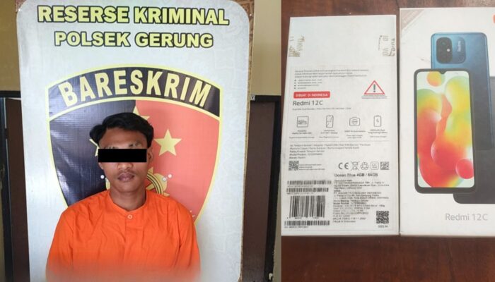 Polsek Gerung Ungkap Kasus Pencurian Ponsel, Pelaku Tertangkap Sedang Pangkas Rambut