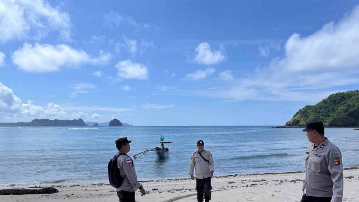 Polsek Sekotong Jaga Keamanan Pulau Sepatang