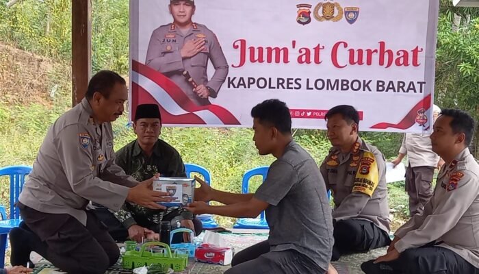 Jumat Curhat di Lombok Barat: Polisi dan Masyarakat Bahas Narkoba, Judi Online, dan Pernikahan Dini