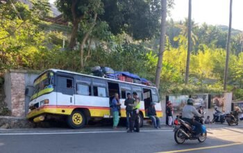 Kecelakaan Tunggal Mikrobus di Senggigi, Lombok Barat, Tak Ada Korban Jiwa
