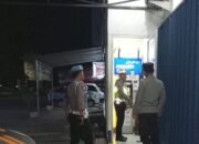 Patroli Dini Hari Polsek Kediri Jaga Ketat Keamanan ATM dan Pompa Bensin, Upaya Cegah Aksi Kriminalitas