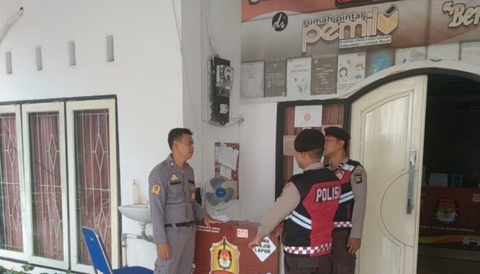 Patroli Siang Bolong Sat Samapta Polres Lombok Barat Kawal Kamtibmas Jelang Pemilukada