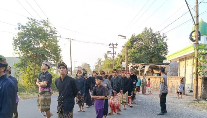 Pengamanan Ketat Tradisi Nyongkolan di Kuripan, Lombok Barat