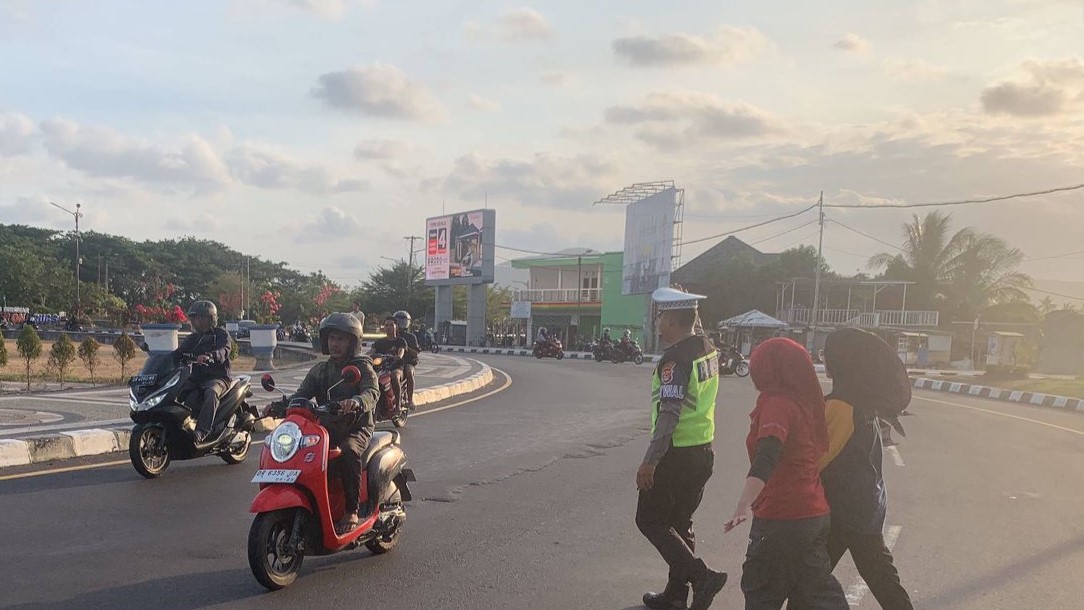 Polres Lombok Barat Giat Patroli dan Pengamanan Lalu Lintas