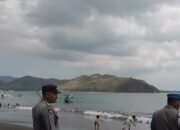 Polsek Lembar Tingkatkan Patroli Keamanan di Pantai Cemare Selama Libur Idul Adha