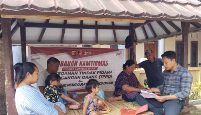 Polsek Sekotong Gencar Sosialisasi TPPO, Perangi Perdagangan Manusia di Lombok Barat