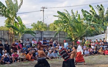 Final Peresean Belet Betatu Saling Kemos Jilid II Meriah di Lombok Barat