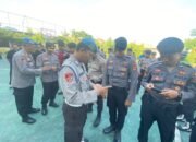 Cegah Prektik Judi Online, Sie Propam Polres Lombok Utara Priksa 250 Smartphone Personil Polres