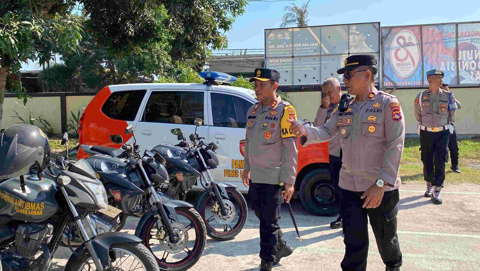 Kunjungan Kerja Kapolres Lombok Barat di Polsek Labuapi