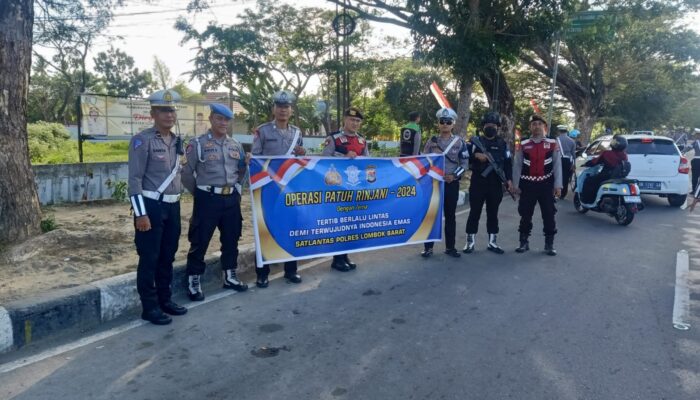 Puluhan Pengendara Terjaring Operasi Patuh Rinjani di Lombok Barat