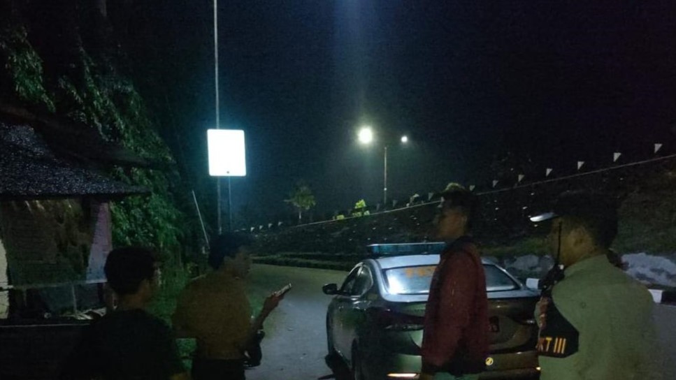 Patroli Malam Polsek Kediri Jaga Keamanan BIL I dan BIL II