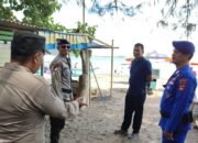 Polisi Patroli Pantai Cemara, Liburan Aman dan Nyaman di Lombok Barat
