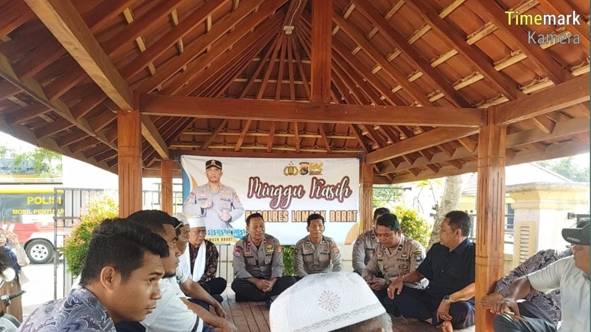 minggu kasih, polsek labuapi, aspirasi warga, dialog terbuka, solusi bersama