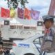 Antisipasi 3C, Polres Lombok Barat Patroli Kantor KPU & Bawaslu