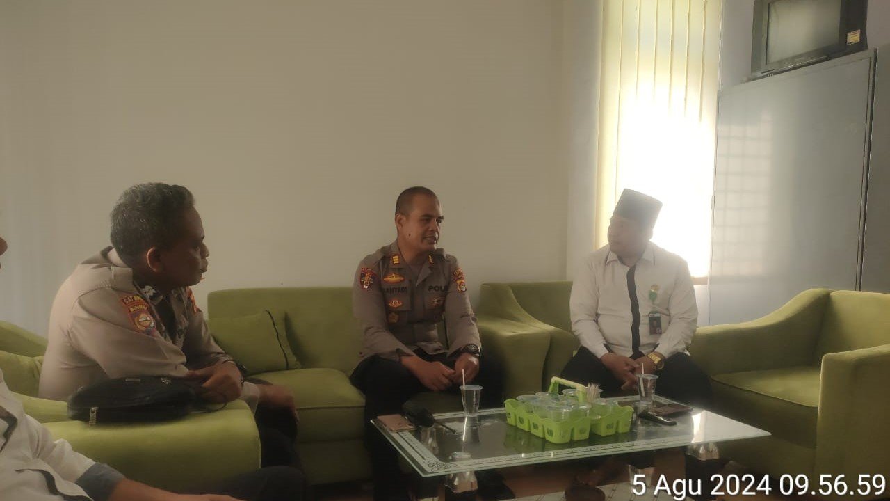 Minimalisir Potensi Konflik Pilkada, Kapolsek Kediri Gandeng KUA