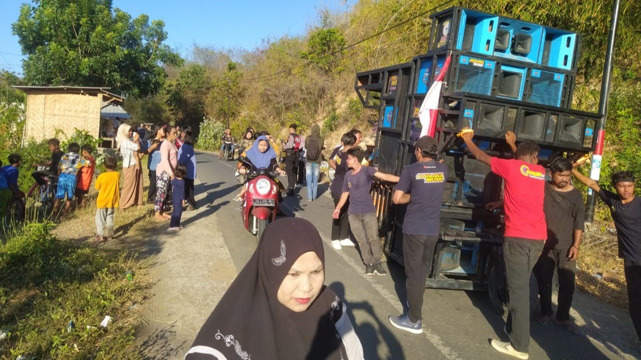 Nyongkolan di Lombok Barat Berjalan Lancar dengan Pengawalan Polsek Sekotong